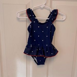 COPY - Red white and blue 6 month bathing suit